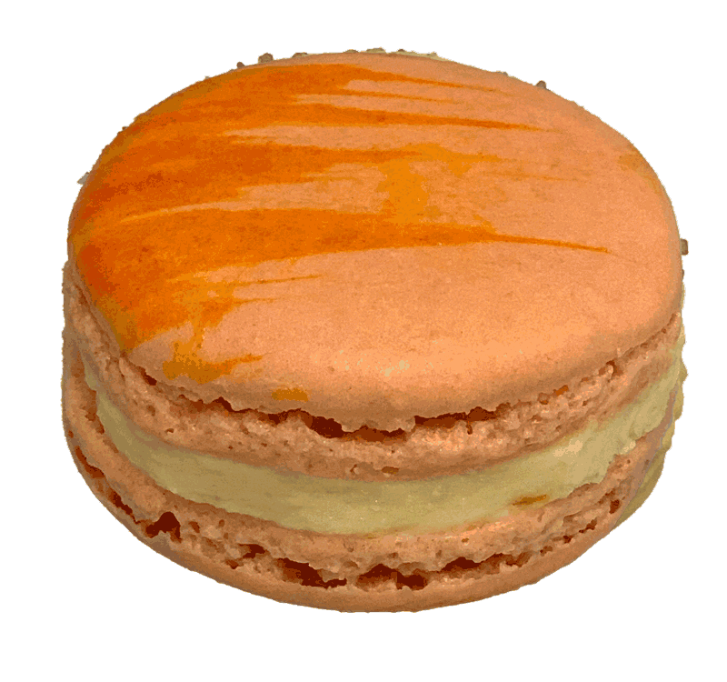 Френски макарони - Праскова